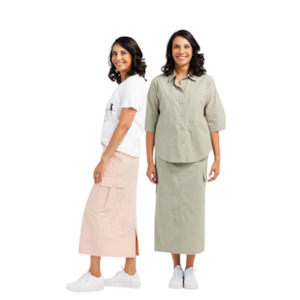 Cotton Cargo Skirt