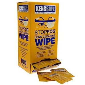 Kensafe Stop Fog Lens Cleaning Wipe 100pk