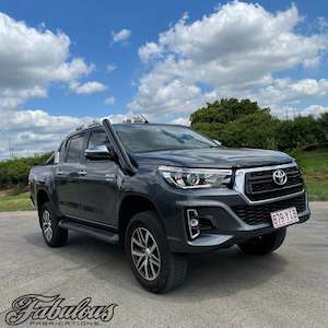 Toyota Hilux N80 Stainless Snorkel - Short Entry