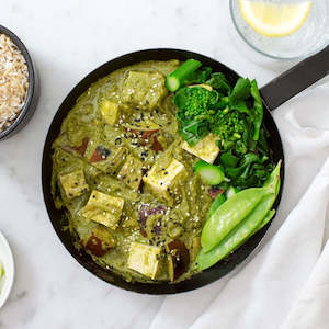 Takeaway food: Vegan Thai Green Tofu Curry