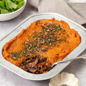 Vegan Mushroom, Lentil & Pumpkin Shepherd's Pie