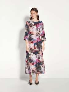 Rosie Dress (Floral Veil Silk CDC) Dreamscape