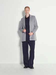 Wednesday Coat (Soft Wool) Grey Marle