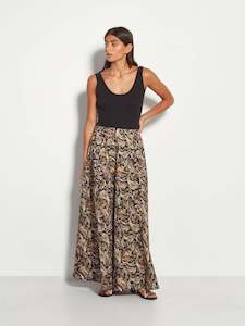 Rhodes Skirt (Painterly Paisley) Native