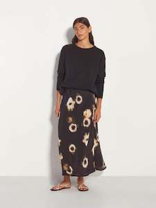 Clothing wholesaling: Em Skirt (Windflower Silk CDC) Noir