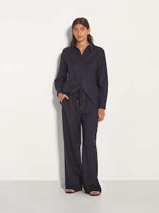 Pia Pant (Wool Shirting) Ink