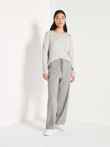 Clothing wholesaling: JHL Wide Trackpant (Cotton Cashmere) Grey Marle