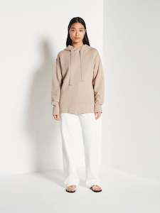 JHL Luxe Hoodie (Cotton Cashmere) Biscuit Marle