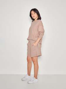 JHL Long Short (Cotton Cashmere) Rosewood Marle