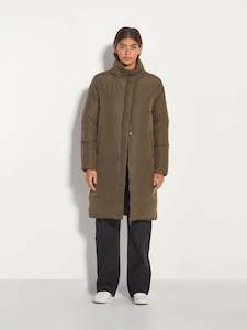 Puffer Coat (Recycled Down) Olive