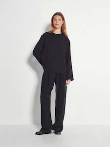 L/S Fancy T (Luxe Suiting) Black