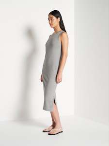 JHL Split Tank Dress (Cotton Cashmere) Grey Marle