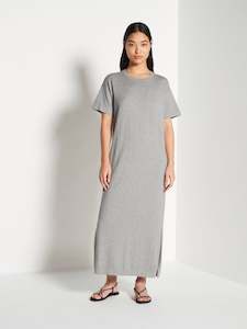 Clothing wholesaling: JHL Long Box T Dress (Cotton Cashmere) Grey Marle