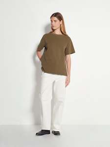 Relaxed T (Heavy Cotton Knit) Army Green