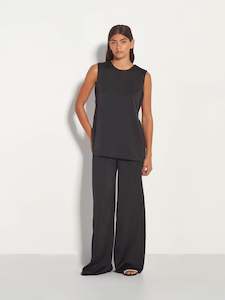 Clothing wholesaling: Indigo Tie Top (Luxe Crepe) Black