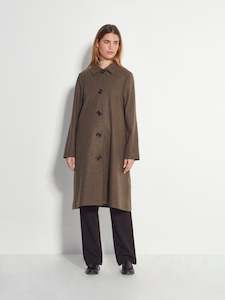 Car Coat (Light Wool) Khaki