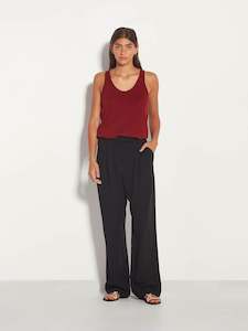 JHL Tank (Fine Cotton Cashmere) Deep Red