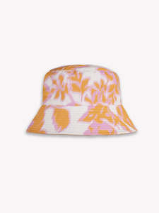 Clothing wholesaling: Yuma Hat (Baroque Floral Cotton) Pink Grapefruit