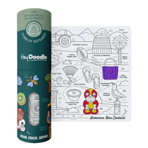 HeyDoodle Mini Reusable Silicone Playmat (Icons of Aotearoa)