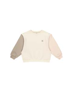 Rylee + Cru Relaxed Crew (Shell Colour Block)