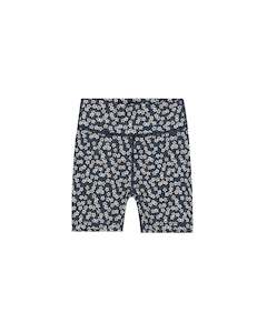 Rylee + Cru Bike Shorts (Blue Floral)