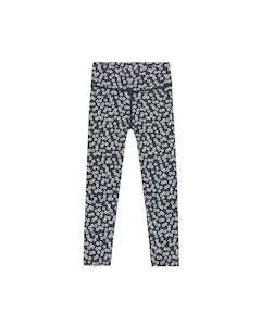 Rylee + Cru Basic Leggings (Blue Floral)