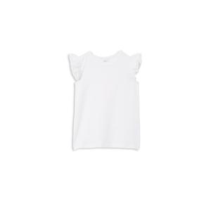 Milky Teen Detail Tee (White)