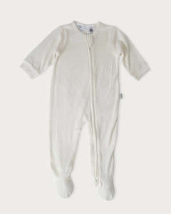 Babu Merino All in One with Feet (Cream)