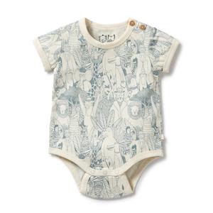 W&F Organic Bodysuit (Hello Friends)