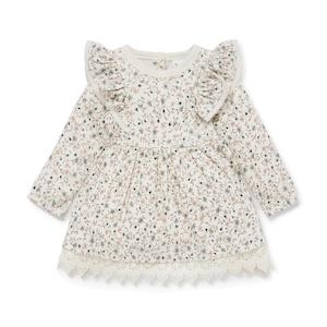 Toy: A&O Winter Floral Ruffle Dress (Natural)