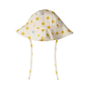 Nature Baby Crinkle Muslin Sunhat (Summer Polka Dot Print)