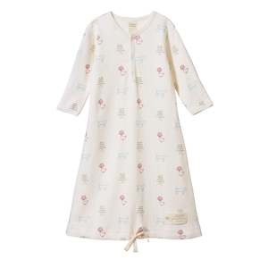 Nature Baby Organic Cotton Sleeping Gown (Nature Baby Print)