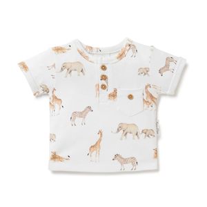 Toy: A&O Savanna Henley Top (White)