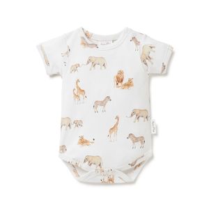 Toy: A&O Savanna AOP Onesie (White)