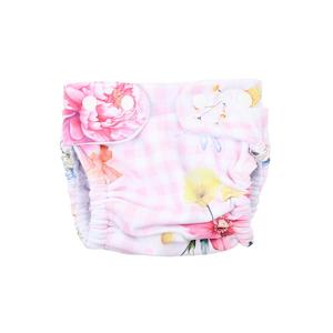 Bebe Connie Print Aqua Nappy