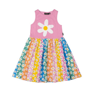 Toy: RYK Floral Stripes Singlet Dress