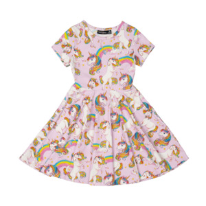 RYK Unicorn Rainbow Waisted Dress