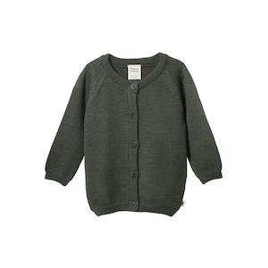 Toy: Nature Baby Merino Knit Cardigan (Thyme)