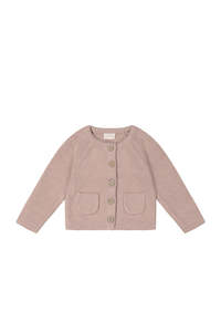 Jamie Kay Simple Cardigan (French Pink Marle)