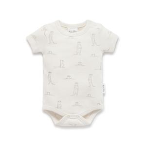 A&O Meerkat Rib AOP Onesie