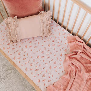 Snuggle Hunny Kids Fitted Cot Sheet (Esther)