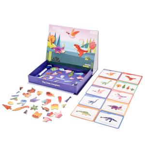 Mier Edu Magnetic Art Case (Dino World)