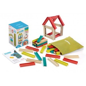 Toy: Miniland Aptitude Eco Beams Building Set