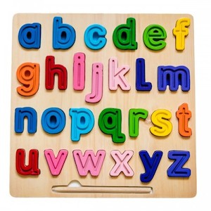 Kiddie Connect ABC Lowercase Chunky & Tracing Puzzle