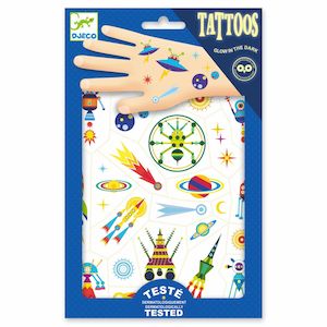 Toy: Djeco Temporary Tattoos (Space Oddity)