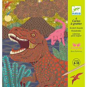 Djeco Scratch Cards (When Dinosaurs Reigned)