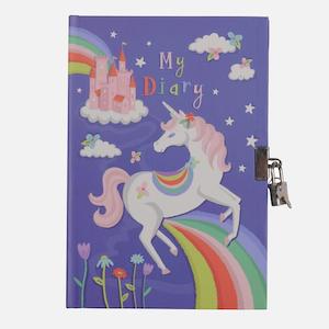 Tiger Tribe Locakable Diary (Unicorn Rainbow)