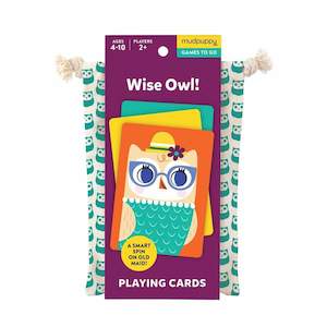 Toy: Mudpuppy Wise Owl Playing Cards