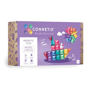 Toy: Connetix Tiles 64 Piece Starter Pack (Pastel)