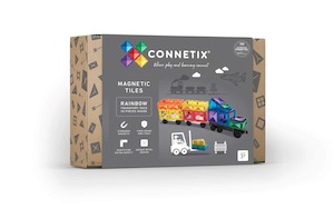 Connetix Tiles 50 Piece Transport Pack (Rainbow)